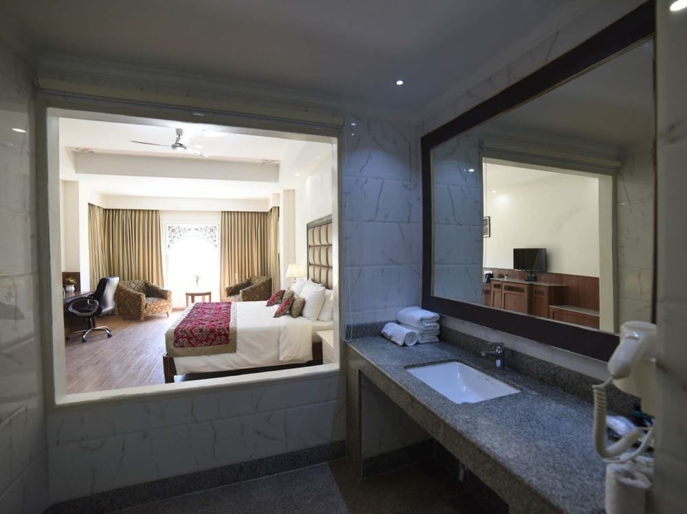 The Castle Mewar Hotel Rama Exterior photo
